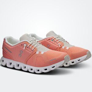 On Cloud-5 shoes | GREAT Condition | Flamingo/Pearl | Women Sz 9 | ships in 24hr